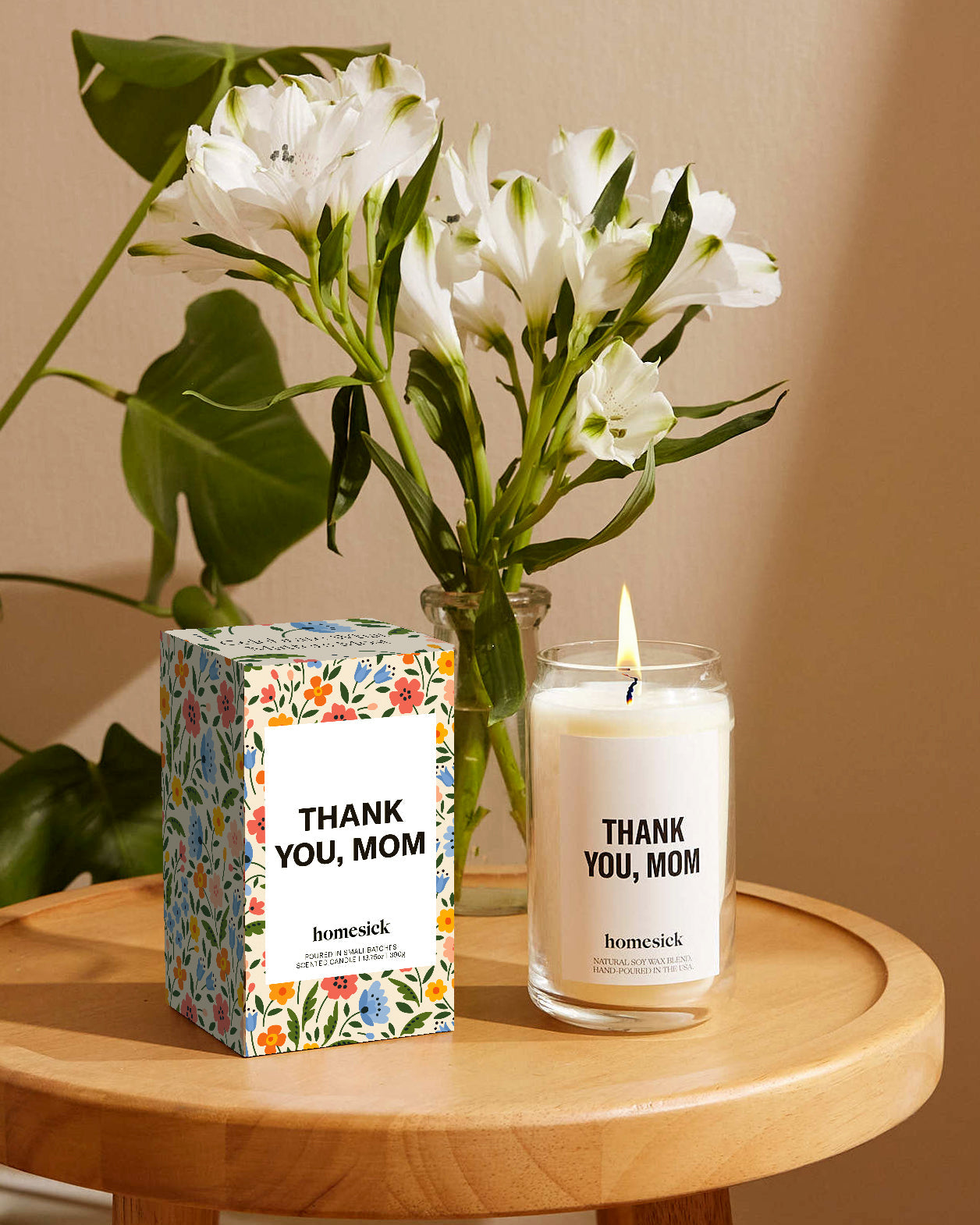 Thank You. Mom Candle