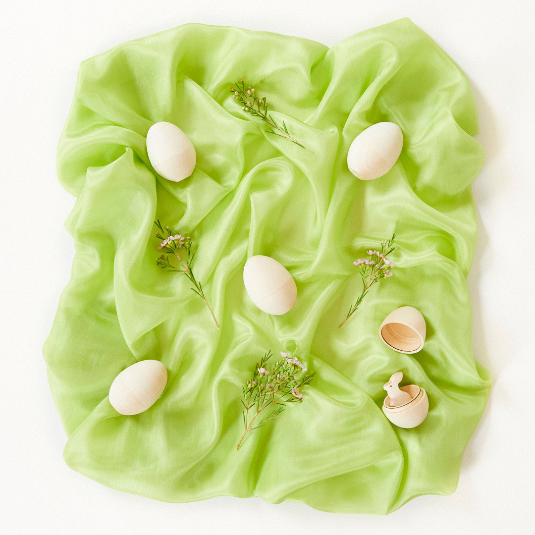 Reusable and Fillable Wooden Easter Eggs made from FSC-Certified Wood