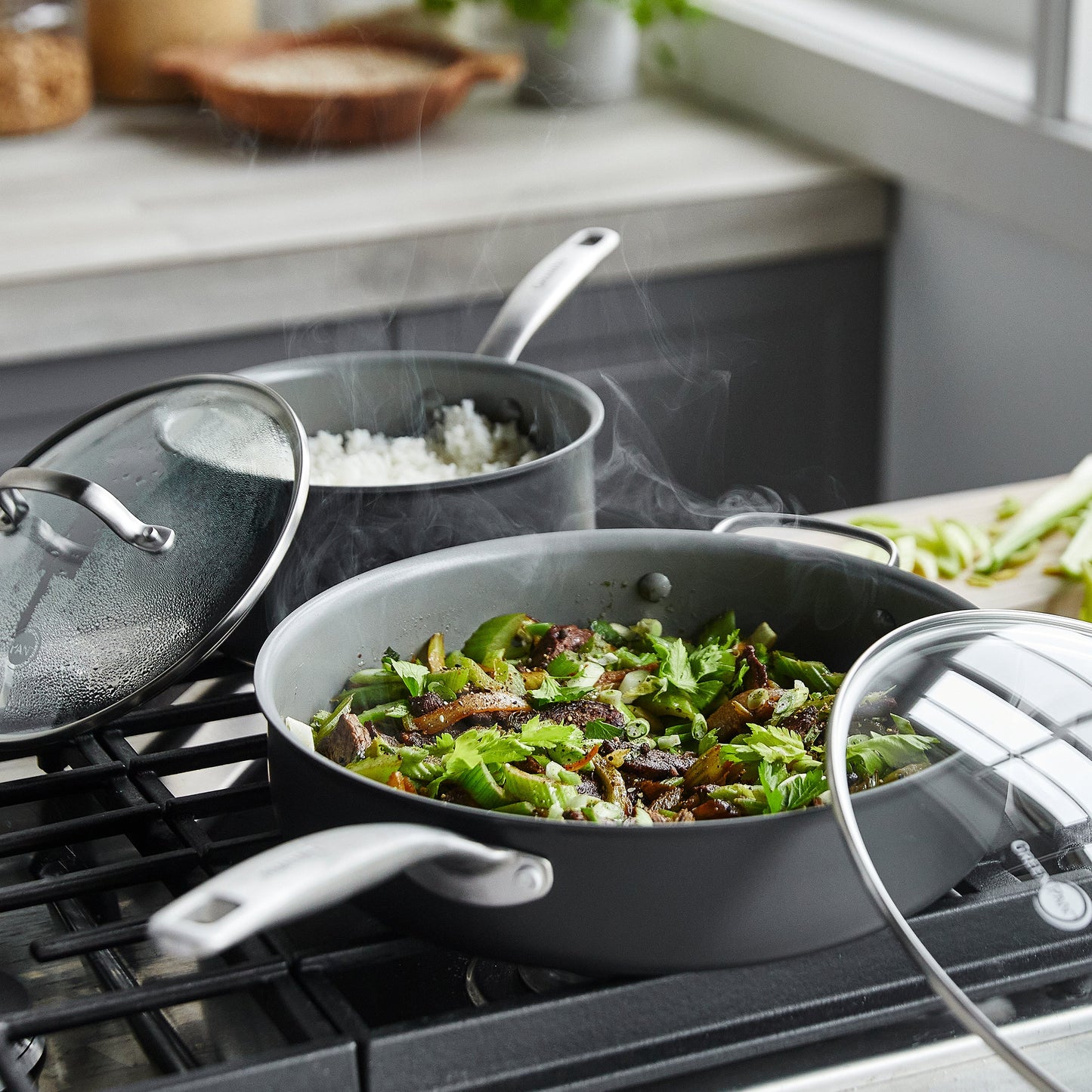 Chatham Ceramic. Non-Stick Cookware Set. 10 Piece