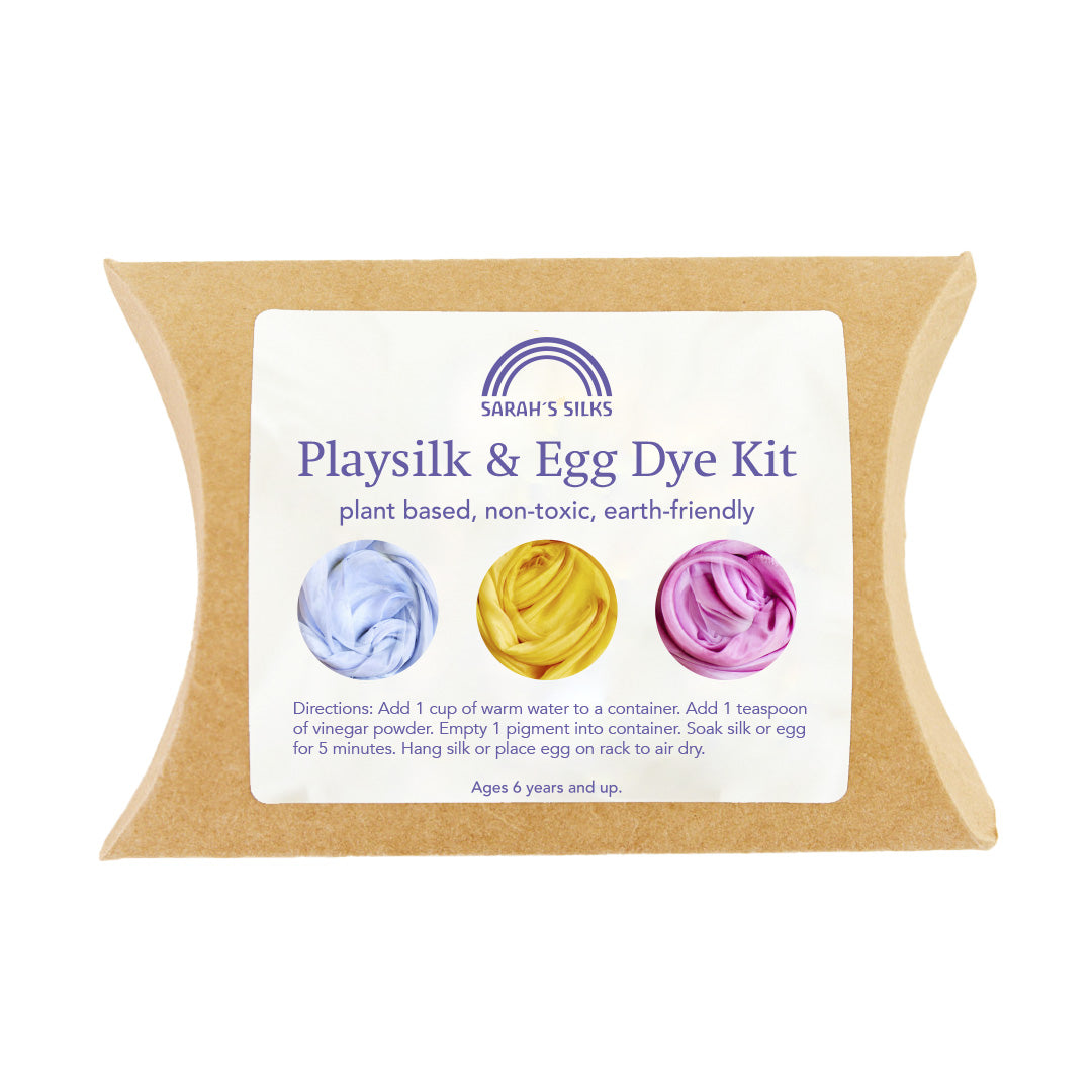 Natural. Non-Toxic Easter Egg + Playsilk Dye Kit