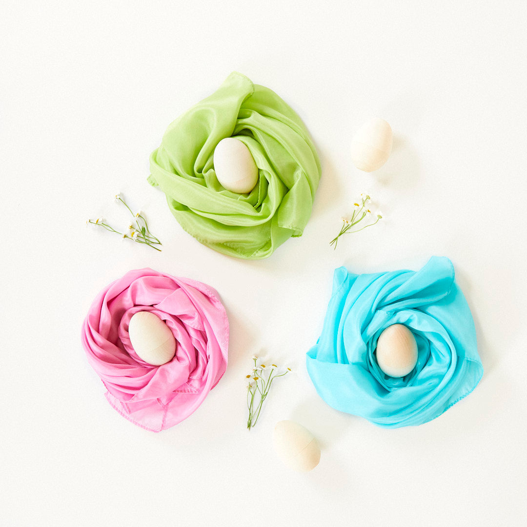 Natural. Non-Toxic Easter Egg + Playsilk Dye Kit