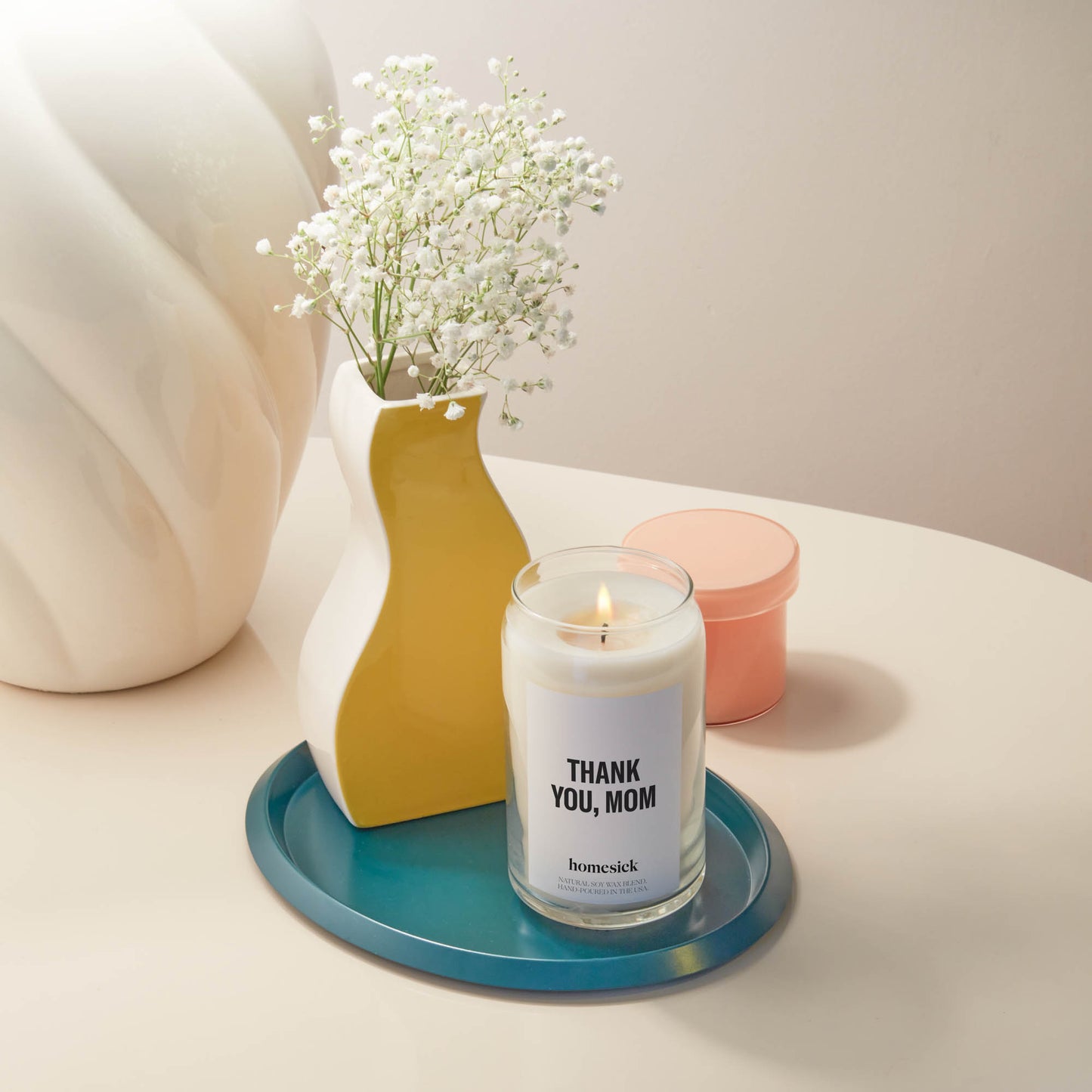 Thank You. Mom Candle