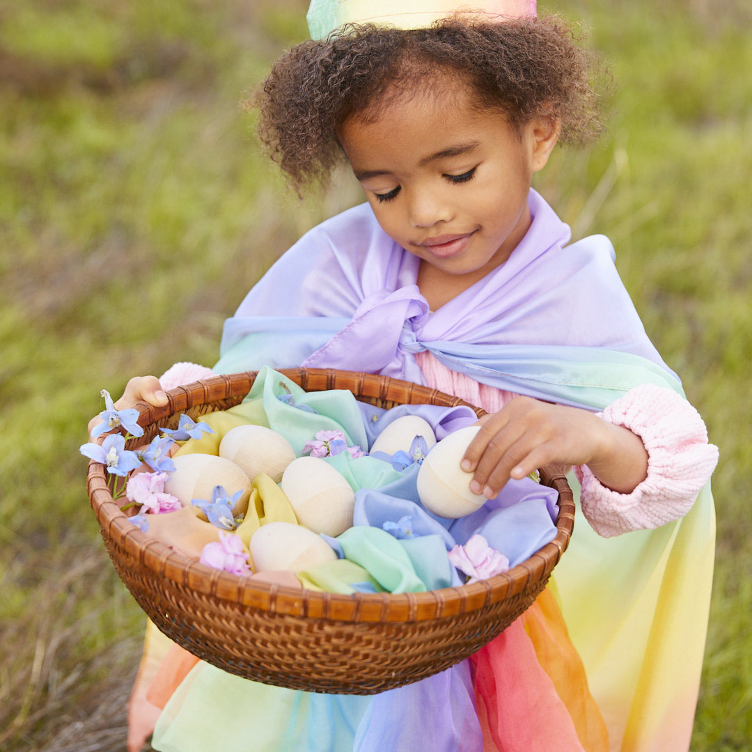 Reusable and Fillable Wooden Easter Eggs made from FSC-Certified Wood