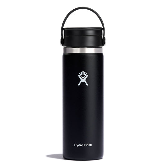 Wide Mouth Bottle with Flex Sip Lid™ Designed for Coffee and Tea. 20 oz