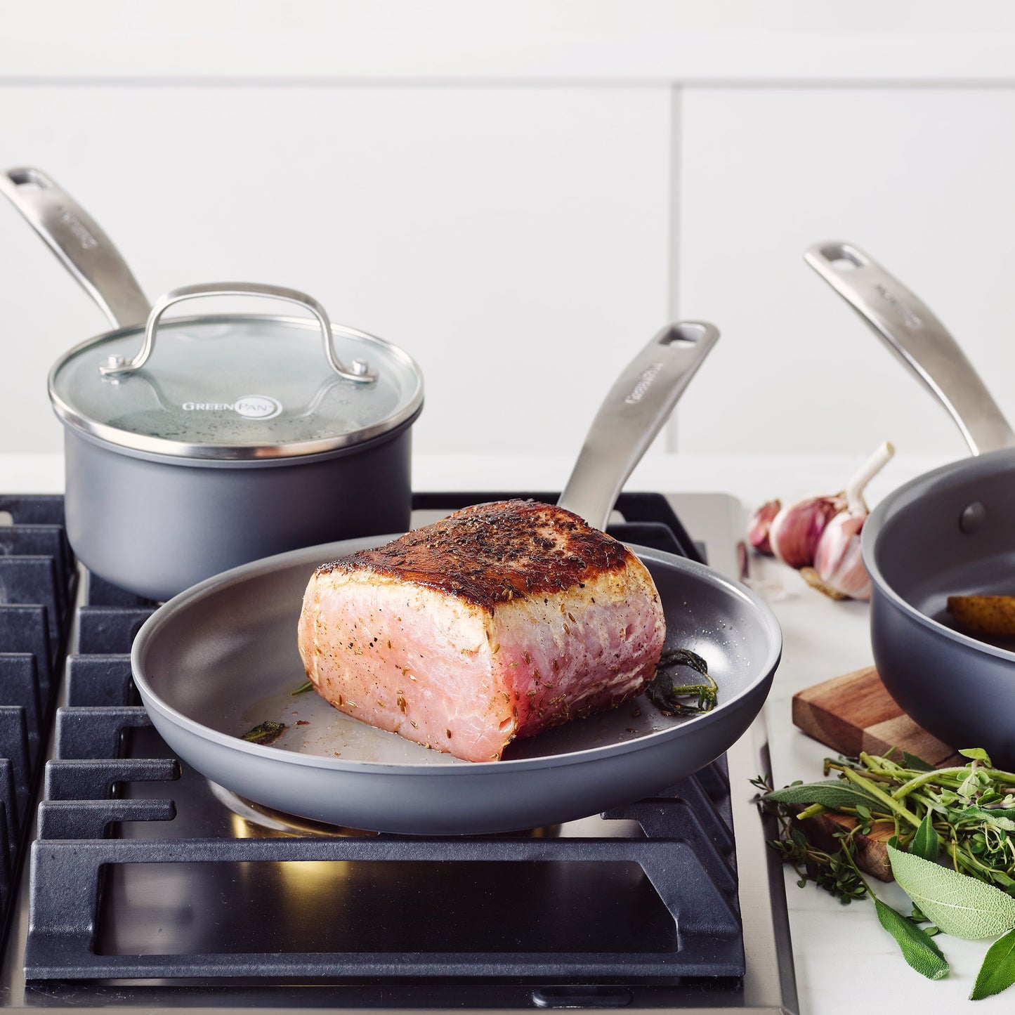 Chatham Ceramic. Non-Stick Cookware Set. 10 Piece