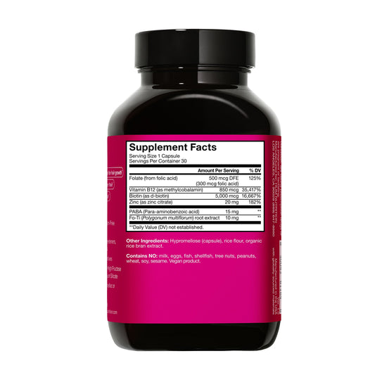 Hair Strong - Capsules for Growth with Biotin. Fo-Ti. & Paba