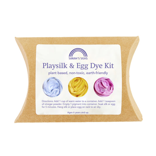 Natural. Non-Toxic Easter Egg + Playsilk Dye Kit