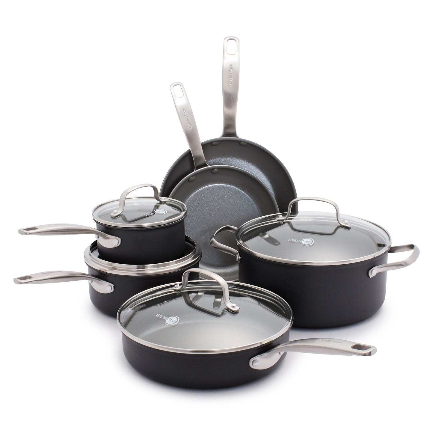 Chatham Ceramic. Non-Stick Cookware Set. 10 Piece