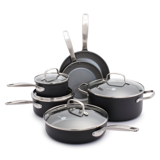 Chatham Ceramic. Non-Stick Cookware Set. 10 Piece