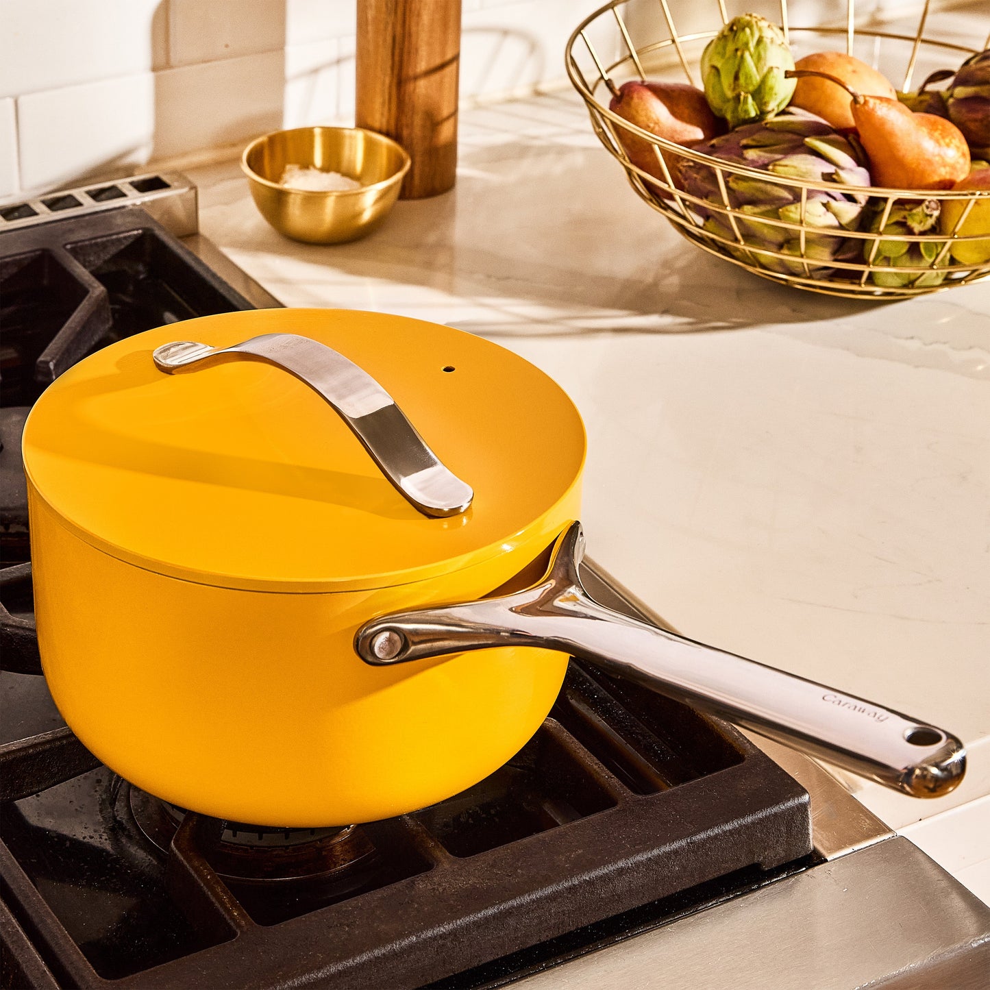 Ceramic Sauce Pan. 3 qt