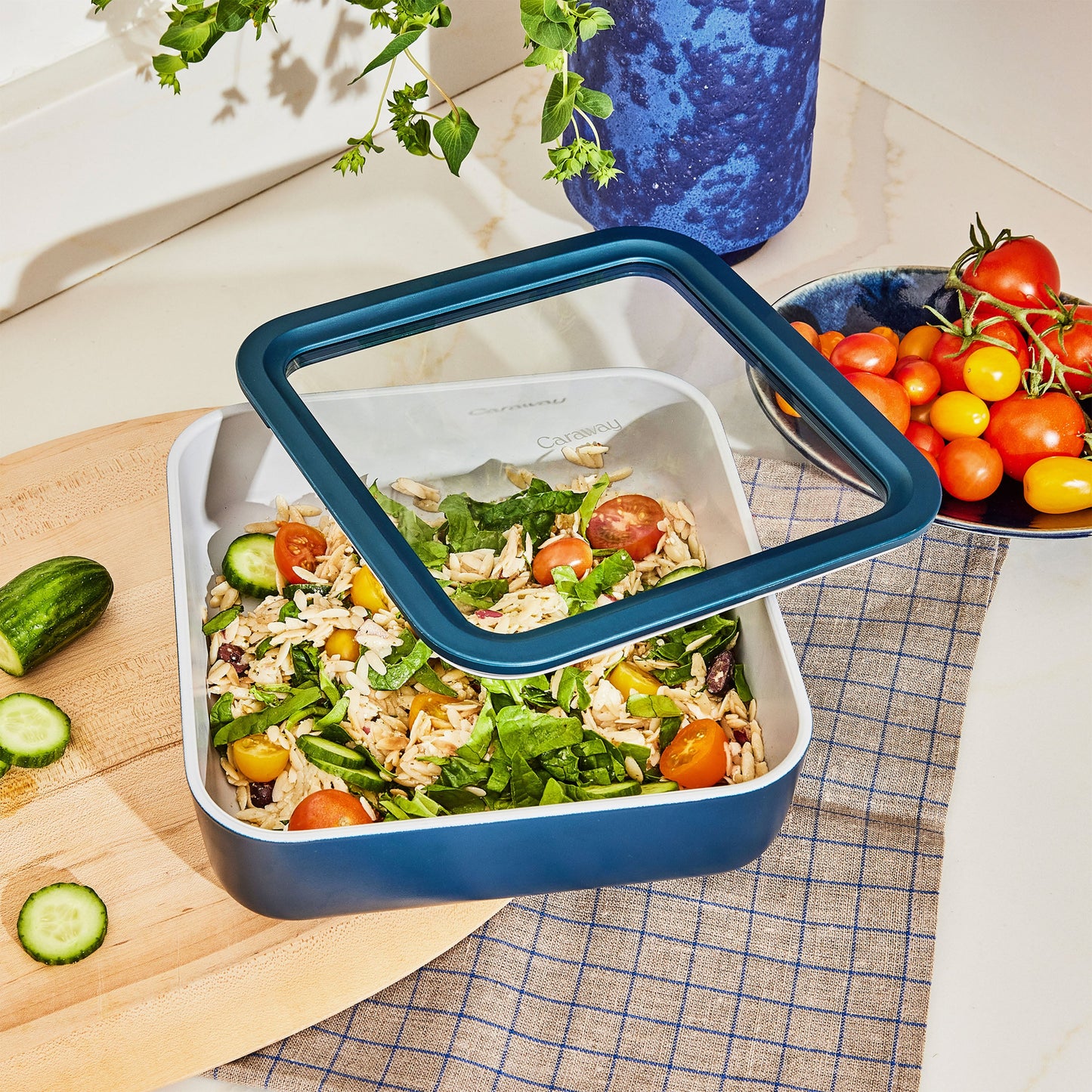 Large Glass Food Container