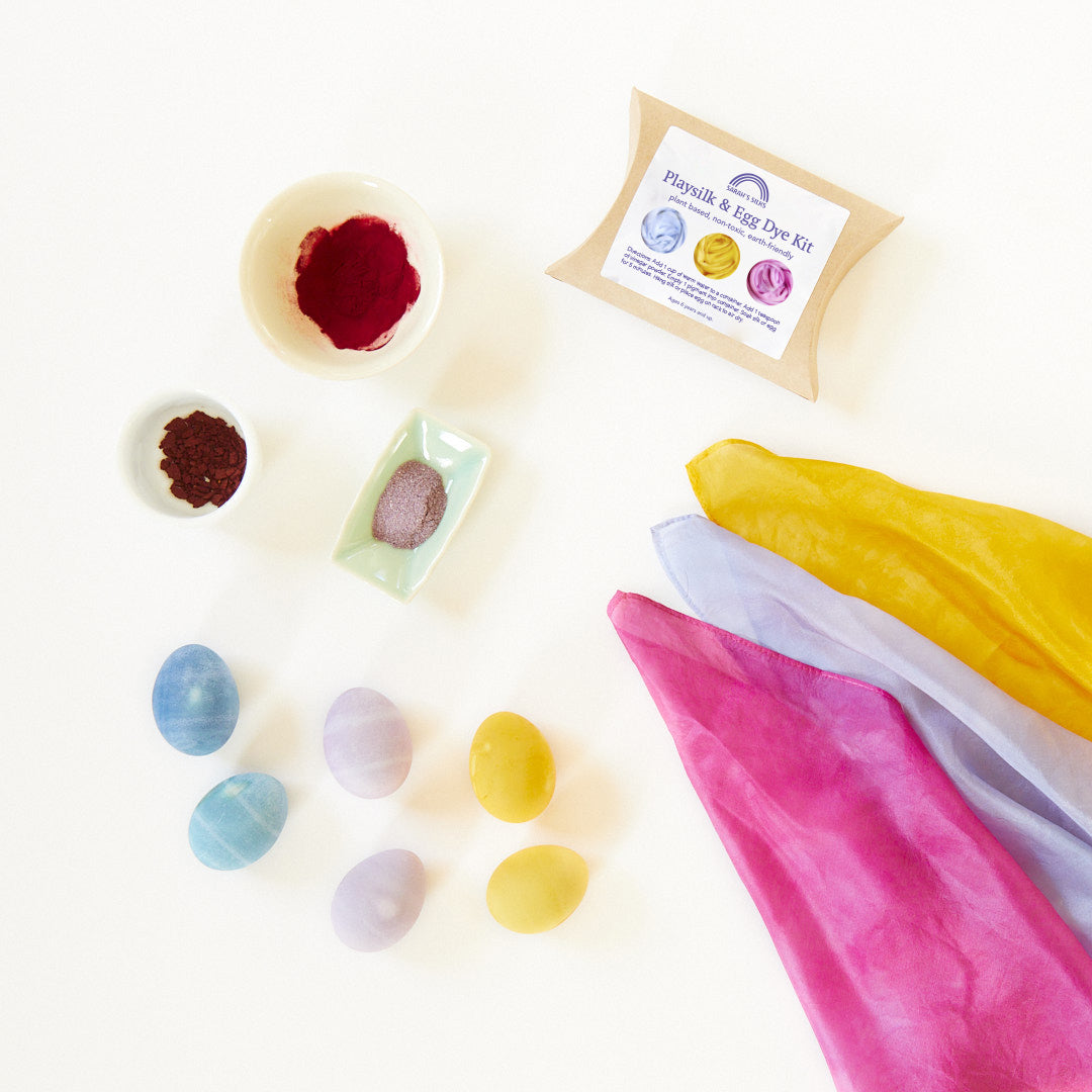 Natural. Non-Toxic Easter Egg + Playsilk Dye Kit