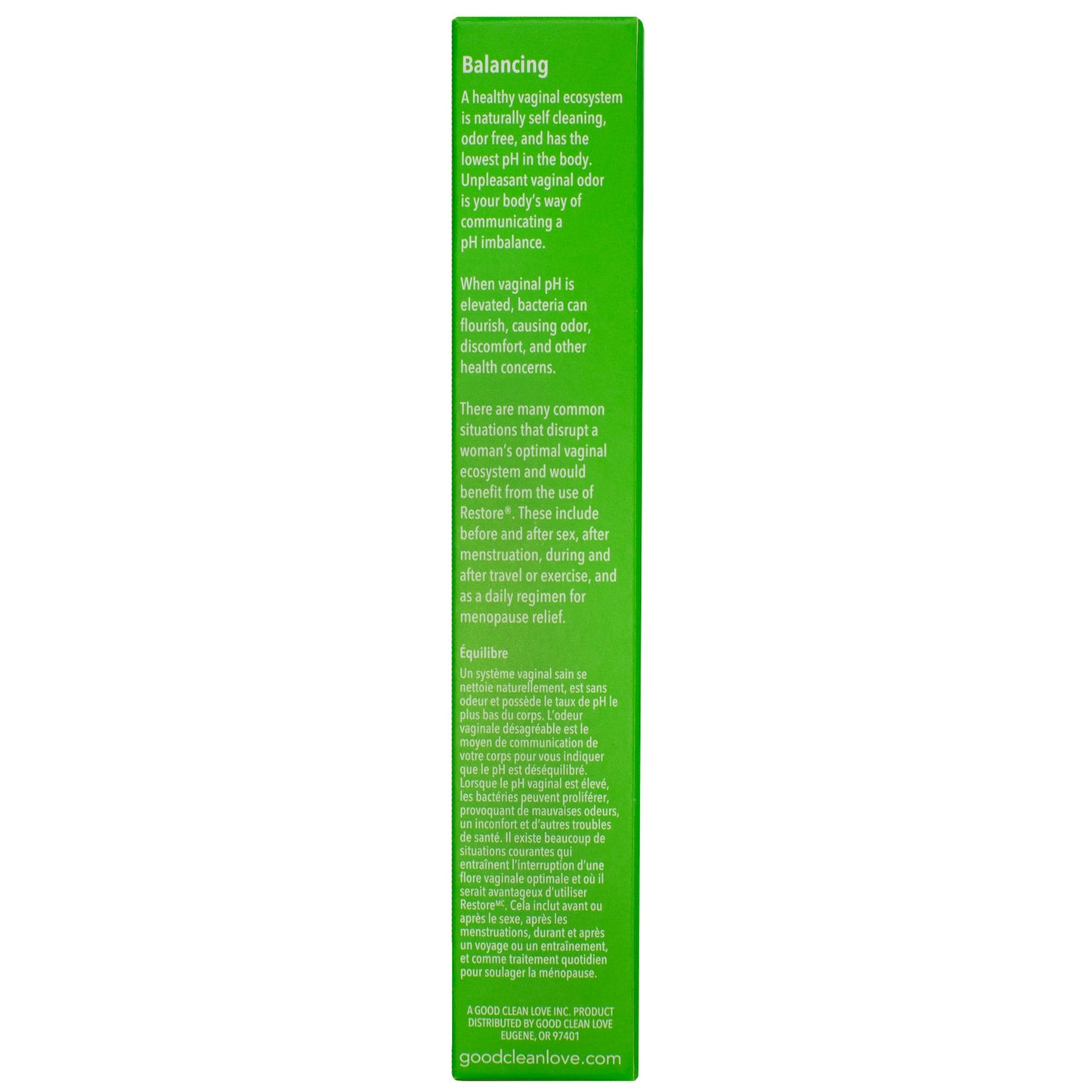 Restore pH-Balancing & Moisturizing Vaginal Gel